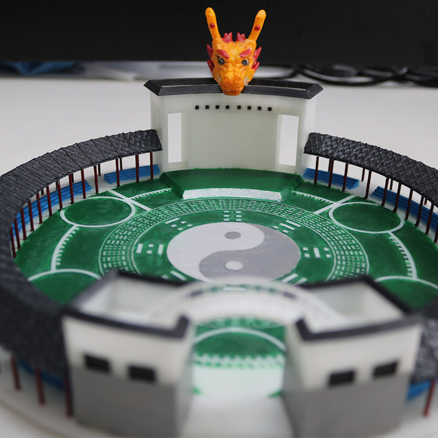 Modelo arquitetônico de impressão em resina SLA Wulong Plaza